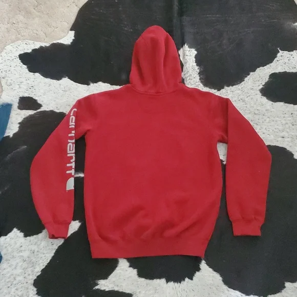 Carhartt Men's Red Hoodie - Picture 2 of 5